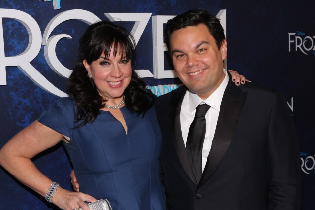 Kristen Anderson-Lopez and Robert Lopez (© David Gordon)